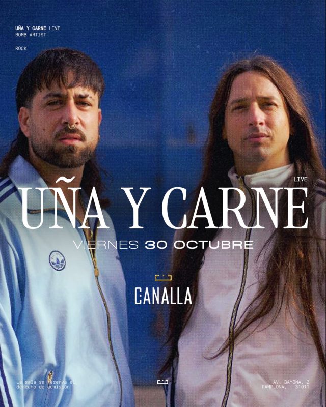 Uña y Carne en @canallalive ‼️ Viernes 30 de Octubre 🎟️ Entradas&hellip;