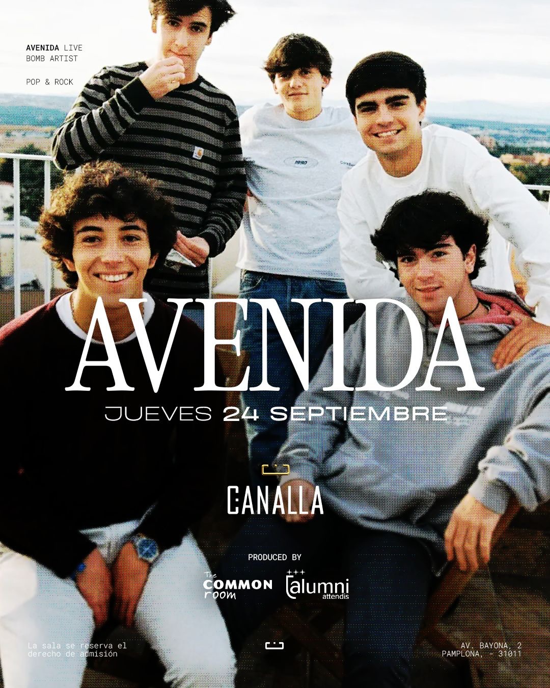 @avenida_3 en @salacanalla • Jueves 24 Septiembre By @alumniattendis 🎟️ Entradas ya&hellip;