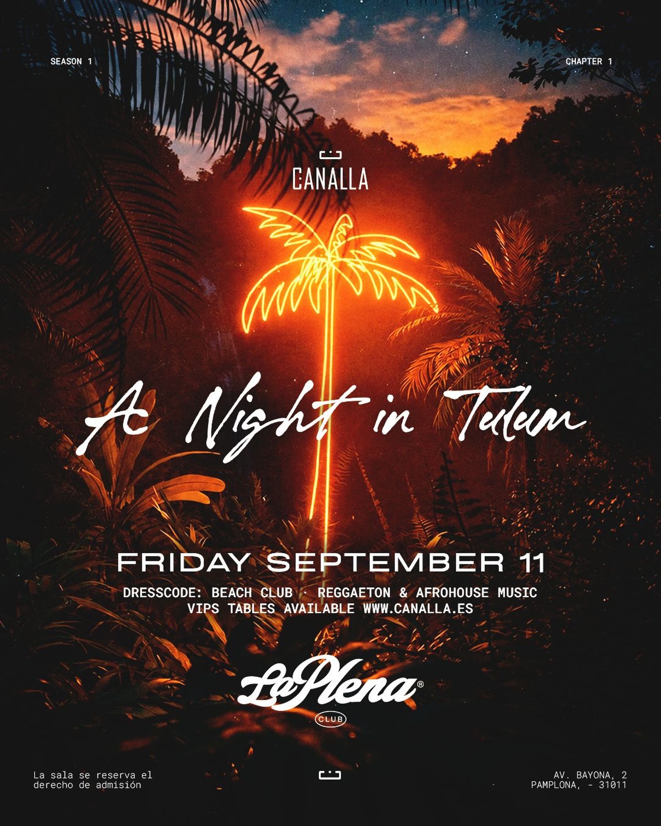 Pamplona, your Latin nights are about to change. September 11th, enter the&hellip;